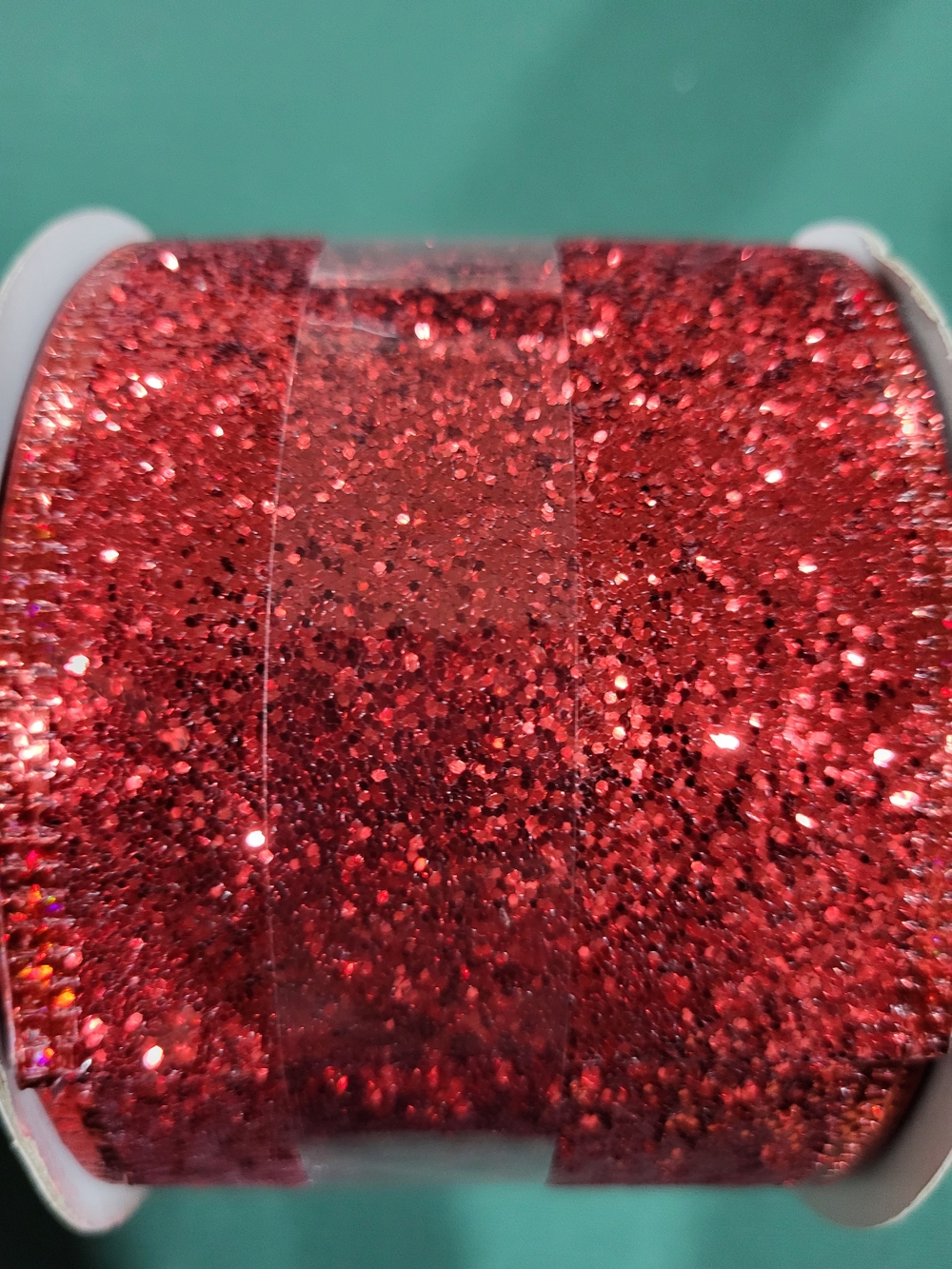 Celebrate It Red Glitter Ribbon
